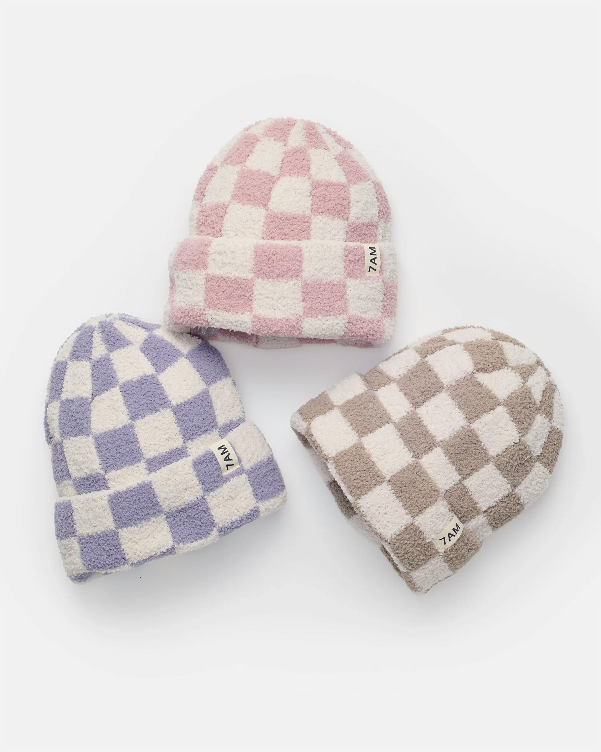 Beanie • Checkers Fuzzy