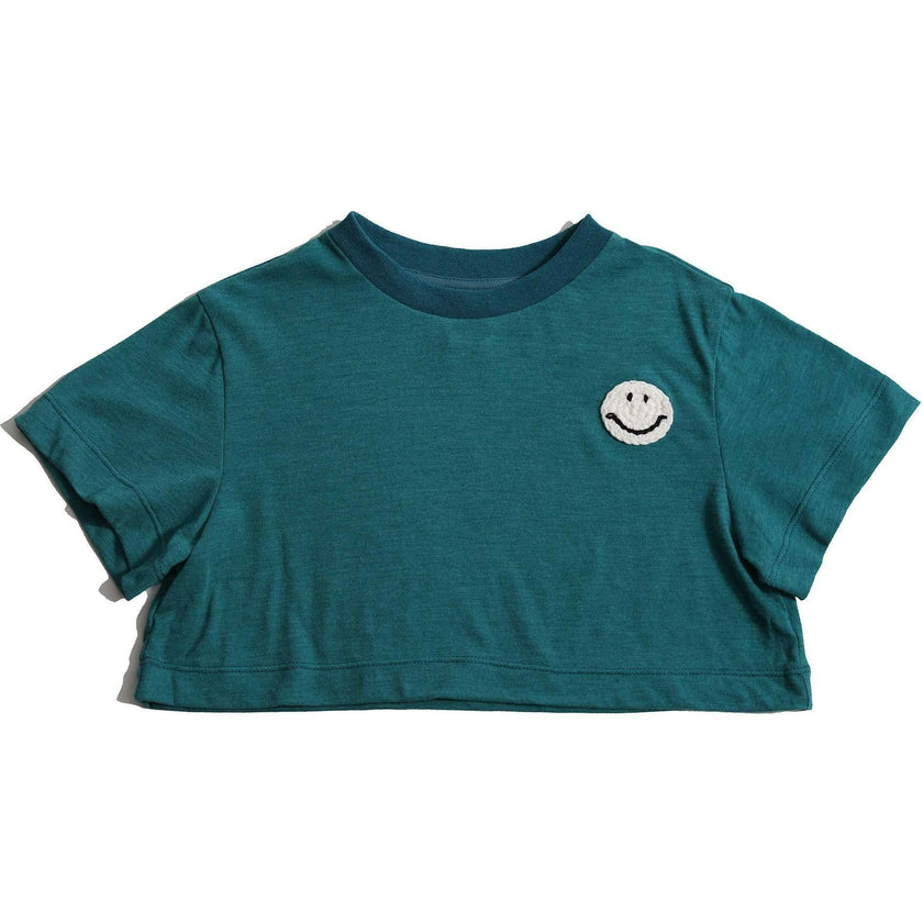CLASSIC SMILEY CROPPED TEE