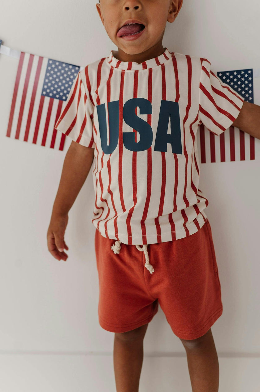 Boys Everyday Shorts in Red
