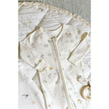 Ribbed Baby Sleeper, White