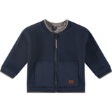 Reversible Guitar Print Zip Full Sleeve Sweatshirt