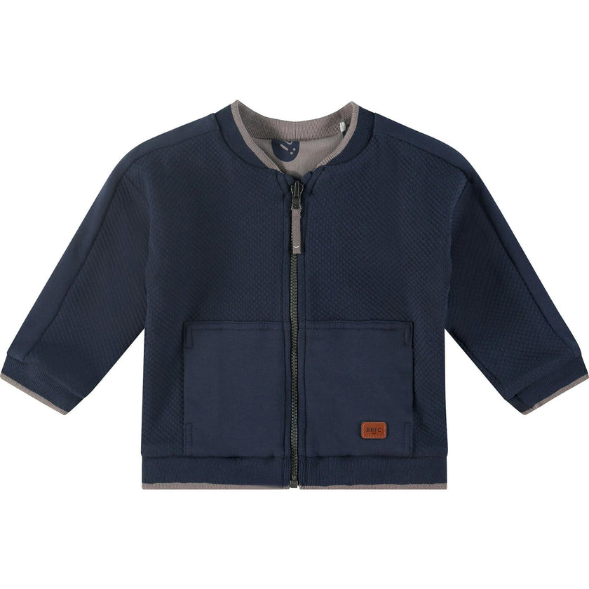 Reversible Guitar Print Zip Full Sleeve Sweatshirt