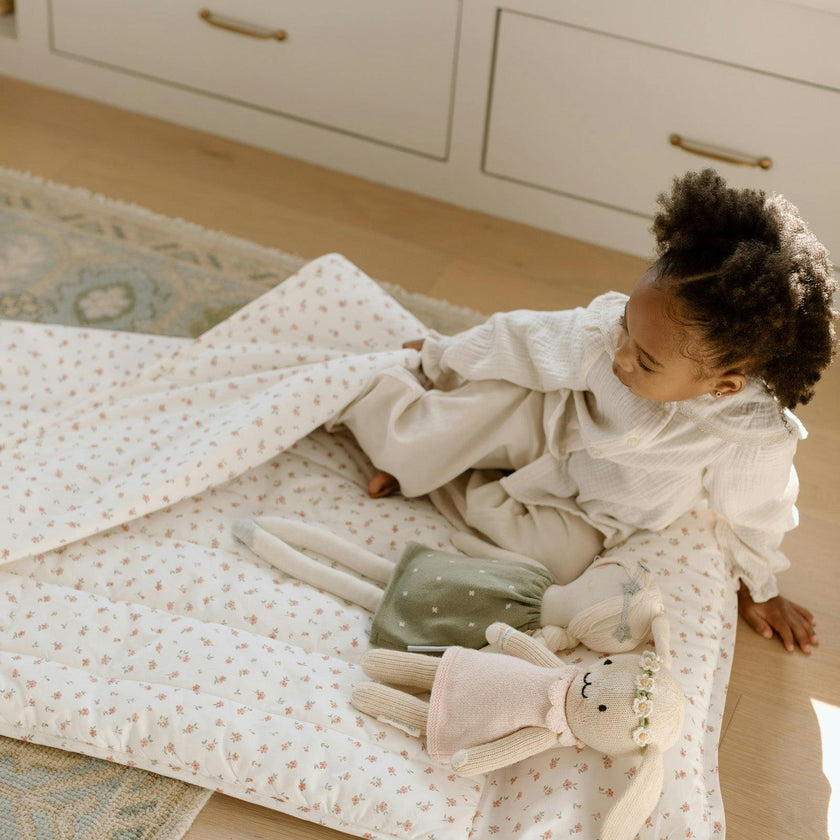 Organic Toddler Nap Roll-N-Rest Mat Set