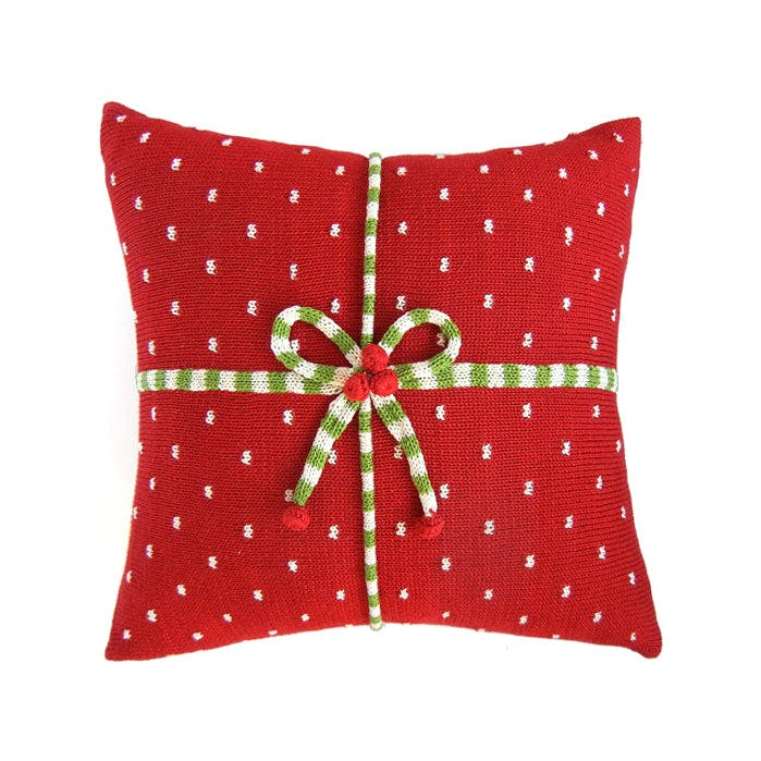 Gift Candy Stripe with Dots Pillow