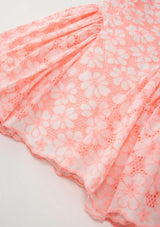 Holly Cotton Embroidered Mini Dress