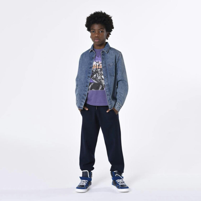 ZADIG & VOLTAIRE Vintage Festival Cotton Denim Shirt