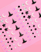 Witch Face Gems - 102 piece iridescent gem set