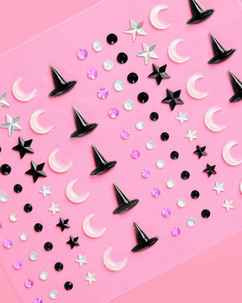 Witch Face Gems - 102 piece iridescent gem set