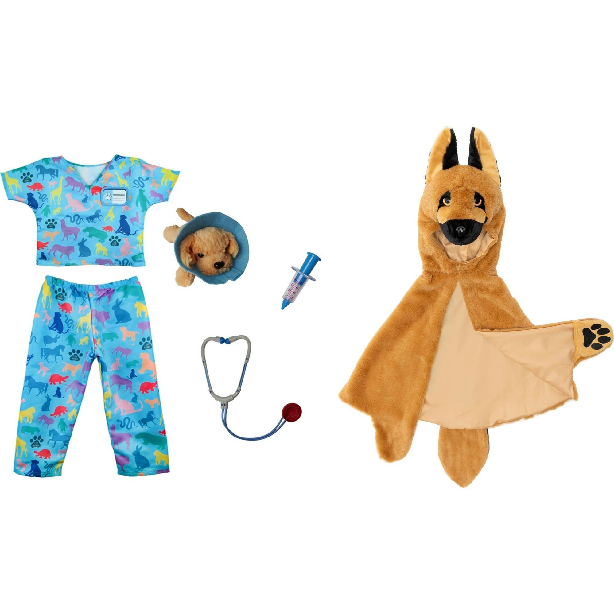 Veterinarian and Dog Cape Dress up Bundle