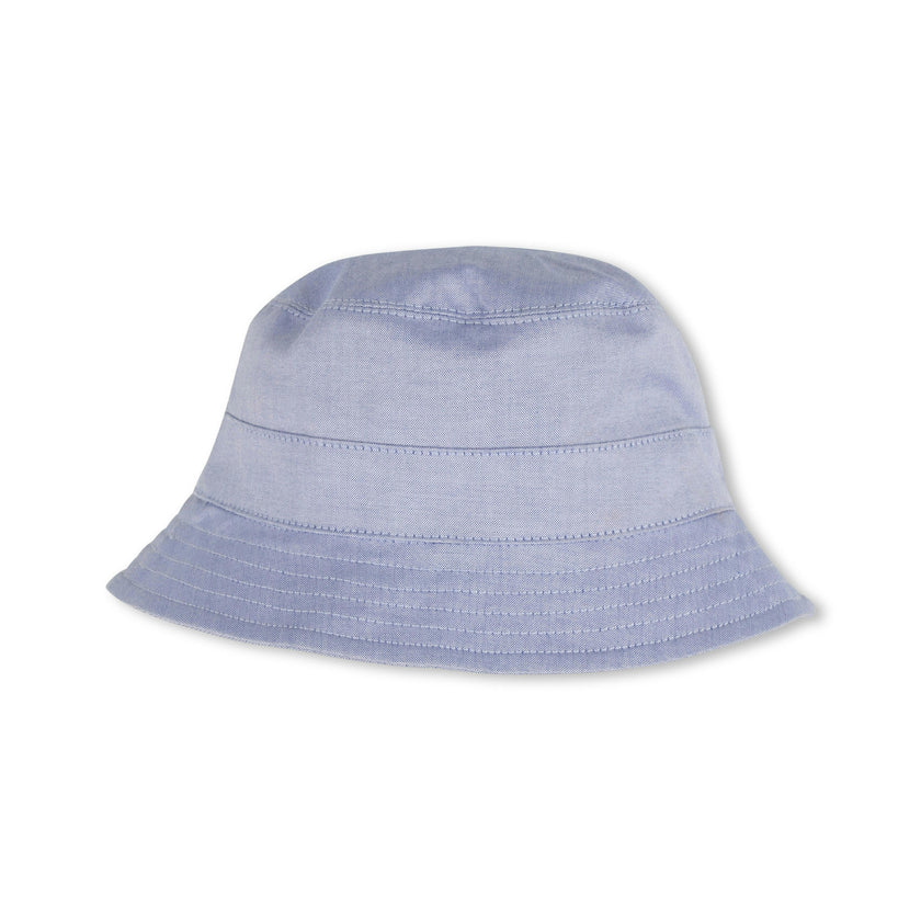 Light Blue Romper & Hat Set