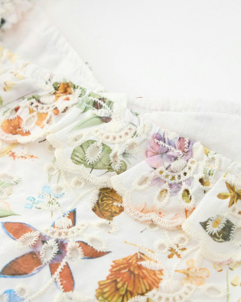 Christina Embroidered Top