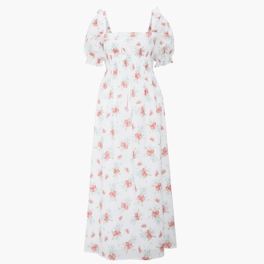 The Scarlett Nap Dress - Sunburst Blossoms
