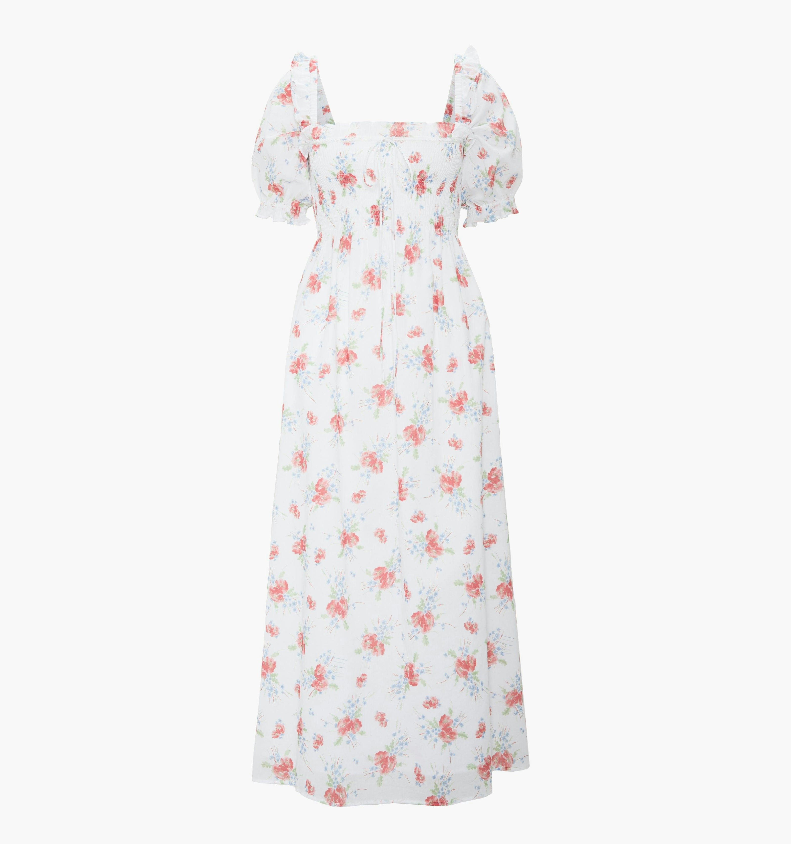 The Scarlett Nap Dress - Sunburst Blossoms