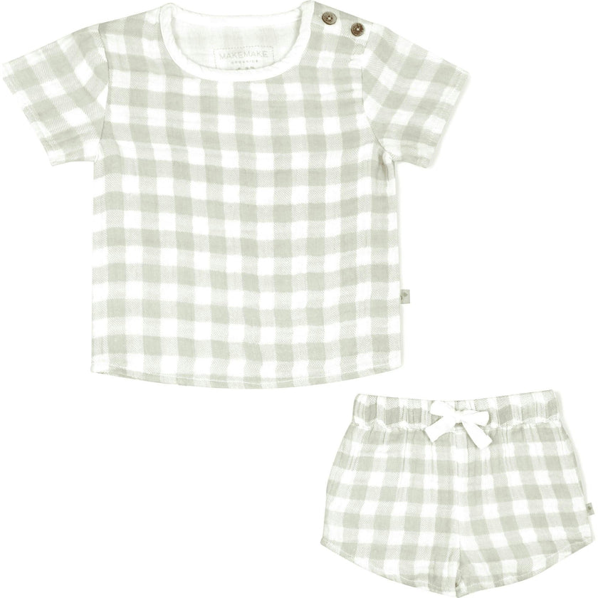Organic Top and Shorts 2 Piece Set