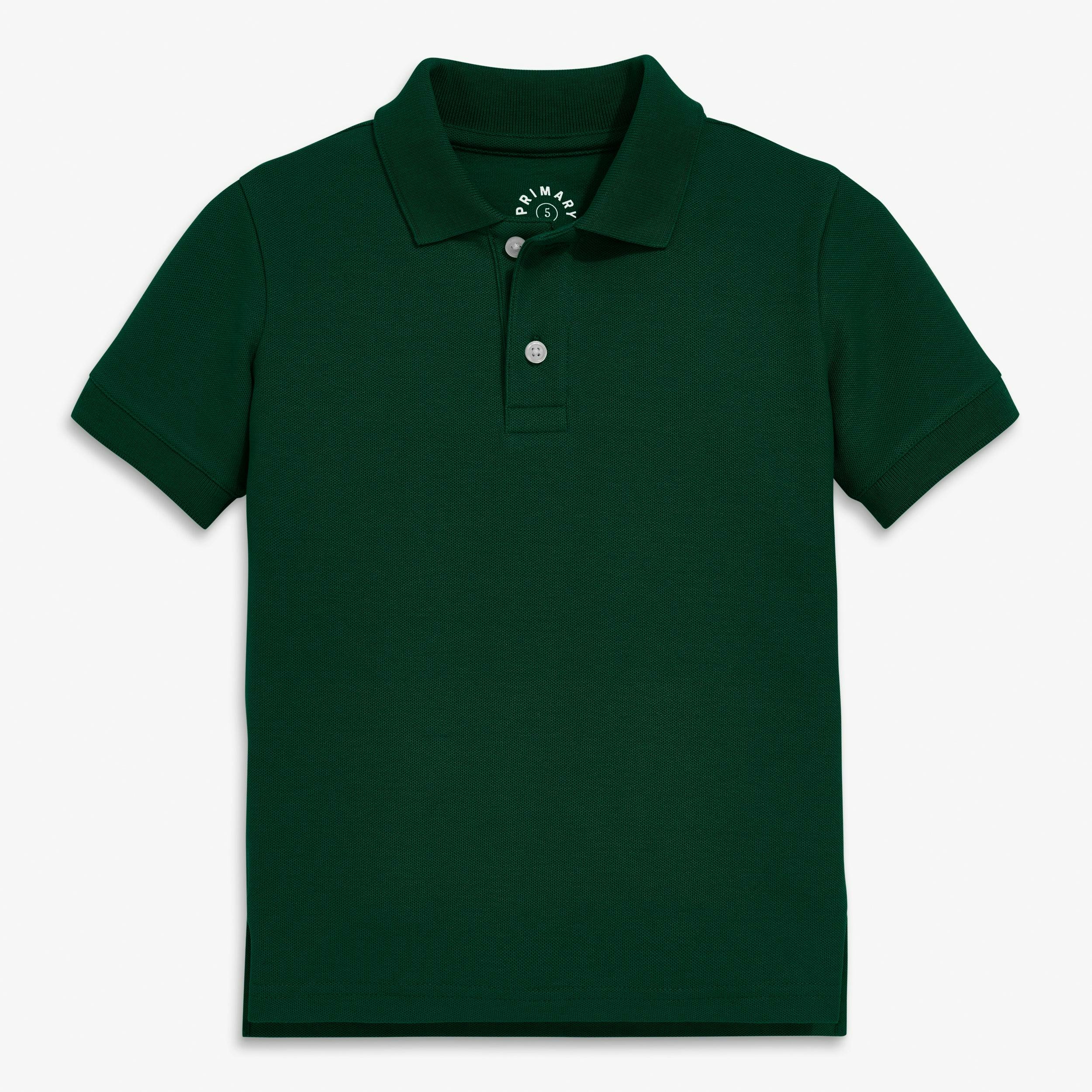Kids short sleeve pique polo