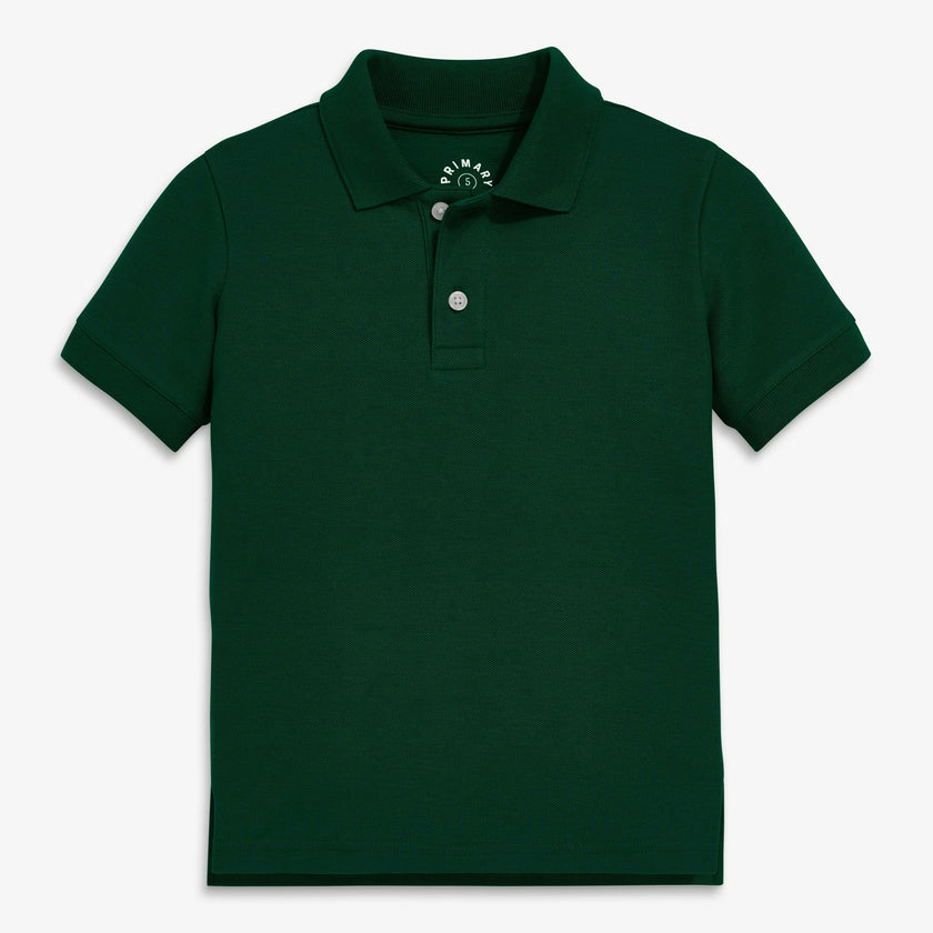 Kids short sleeve pique polo