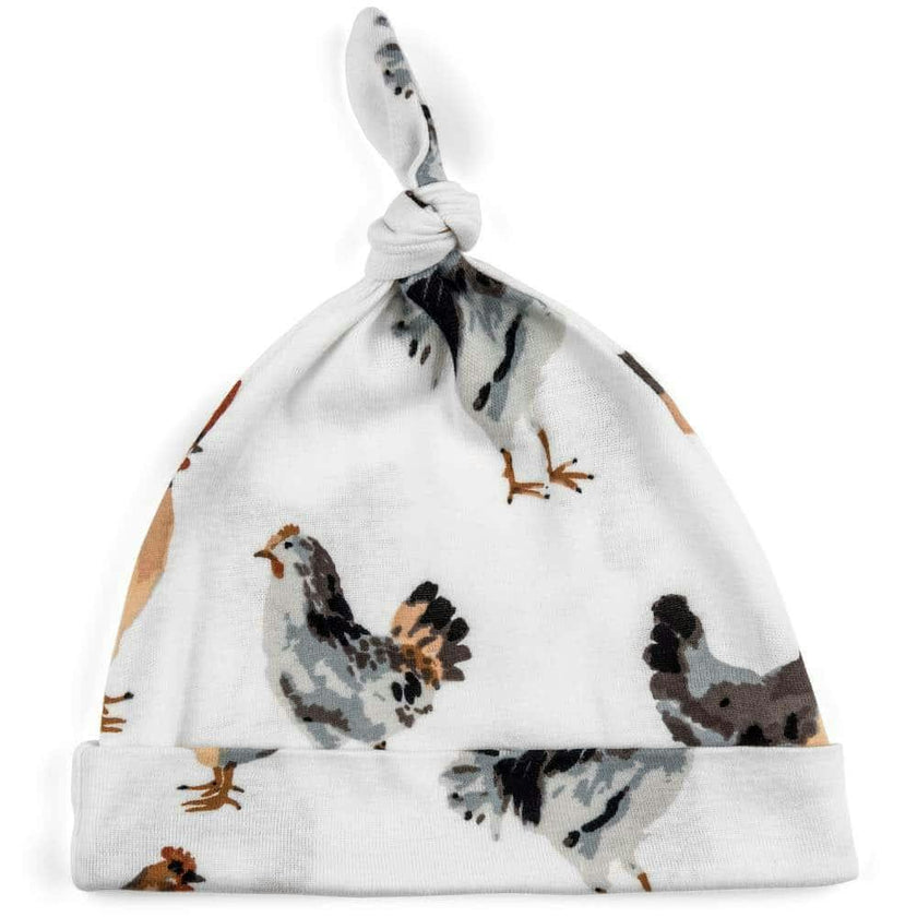 Organic Cotton Knotted Beanie Hat