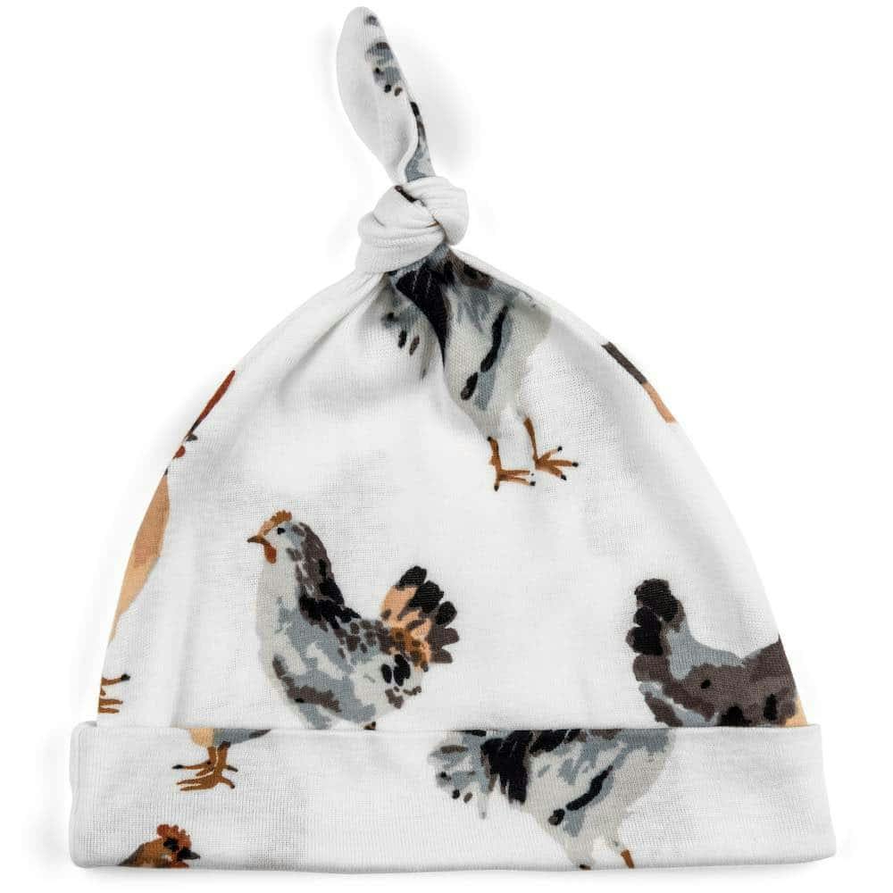 Organic Cotton Knotted Beanie Hat