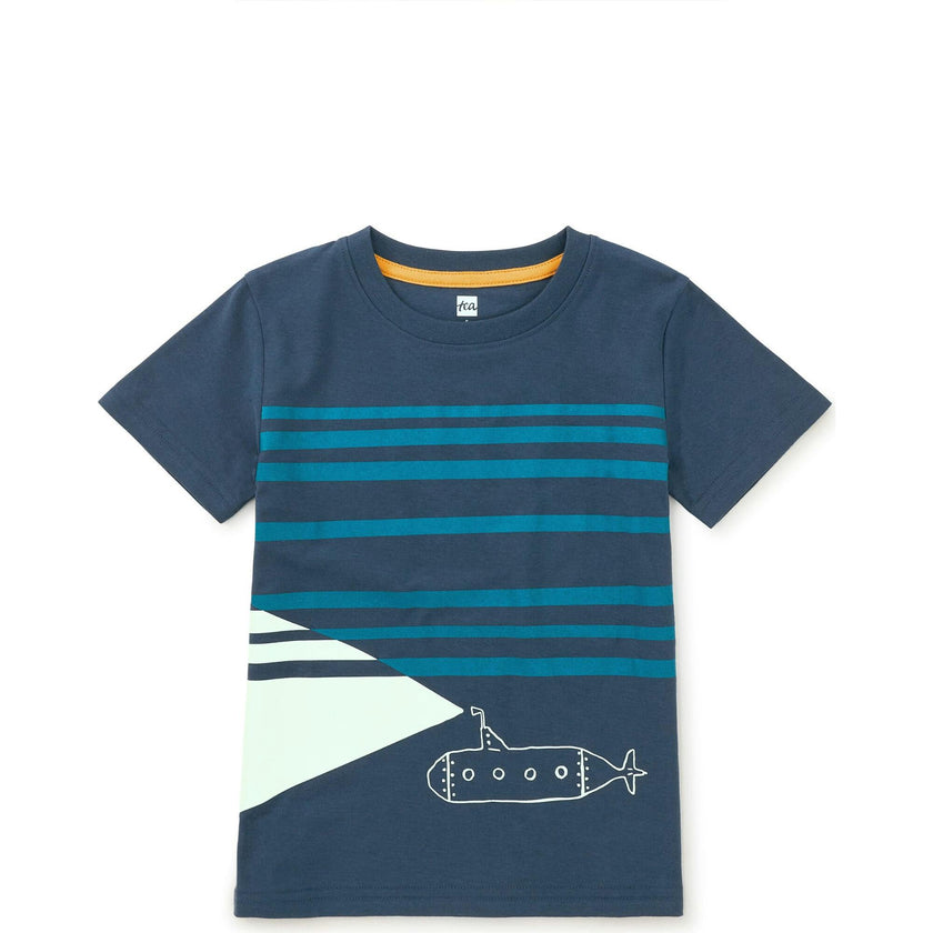 Glow In The Dark Submarine Tee, Blue