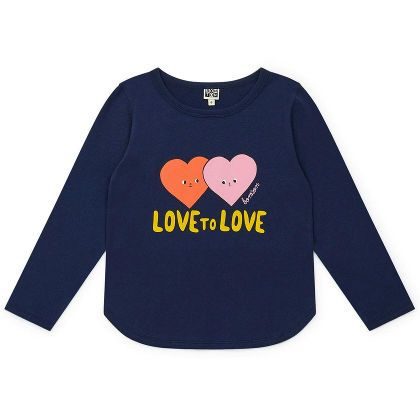 BONTON Love to Love T-shirt, Navy
