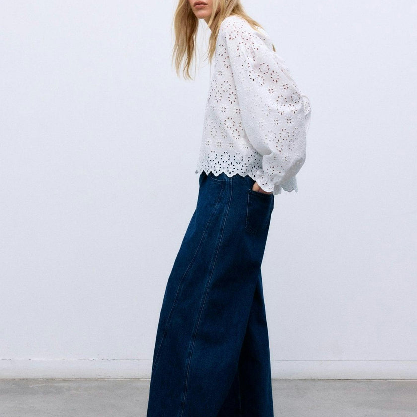 Sakura Woman Blouse Pure Cloud