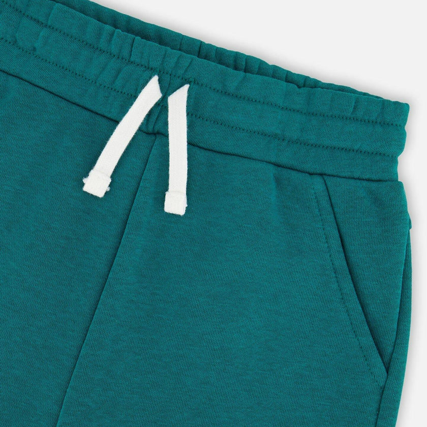 French Terry Sweatpants With Cross Seams