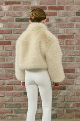 Faux Fur Crop Jacket