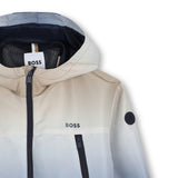Blue Gradient Hooded Windbreaker
