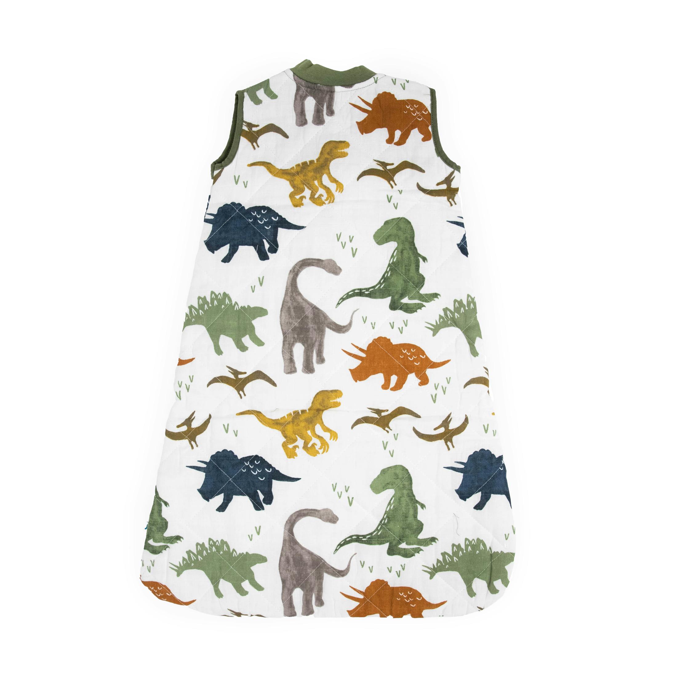 Cotton Muslin Quilted Sleep Bag - Dino Friends