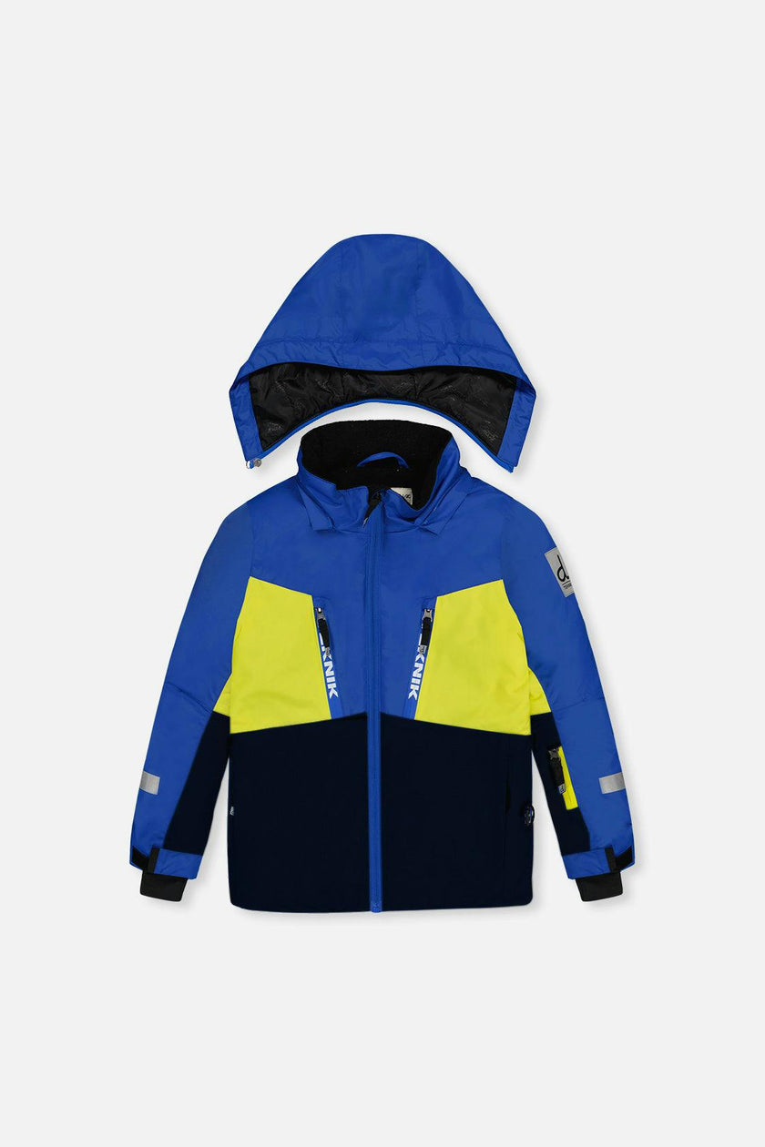 Two Piece Teknik Snowsuit Royal Blue And Yellow