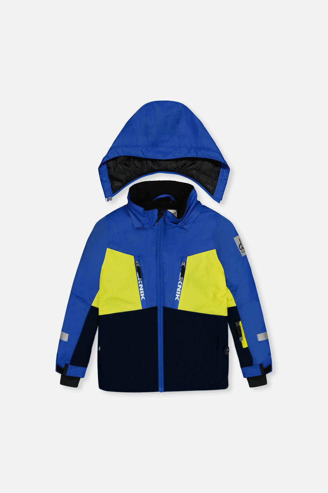 Two Piece Teknik Snowsuit Royal Blue And Yellow
