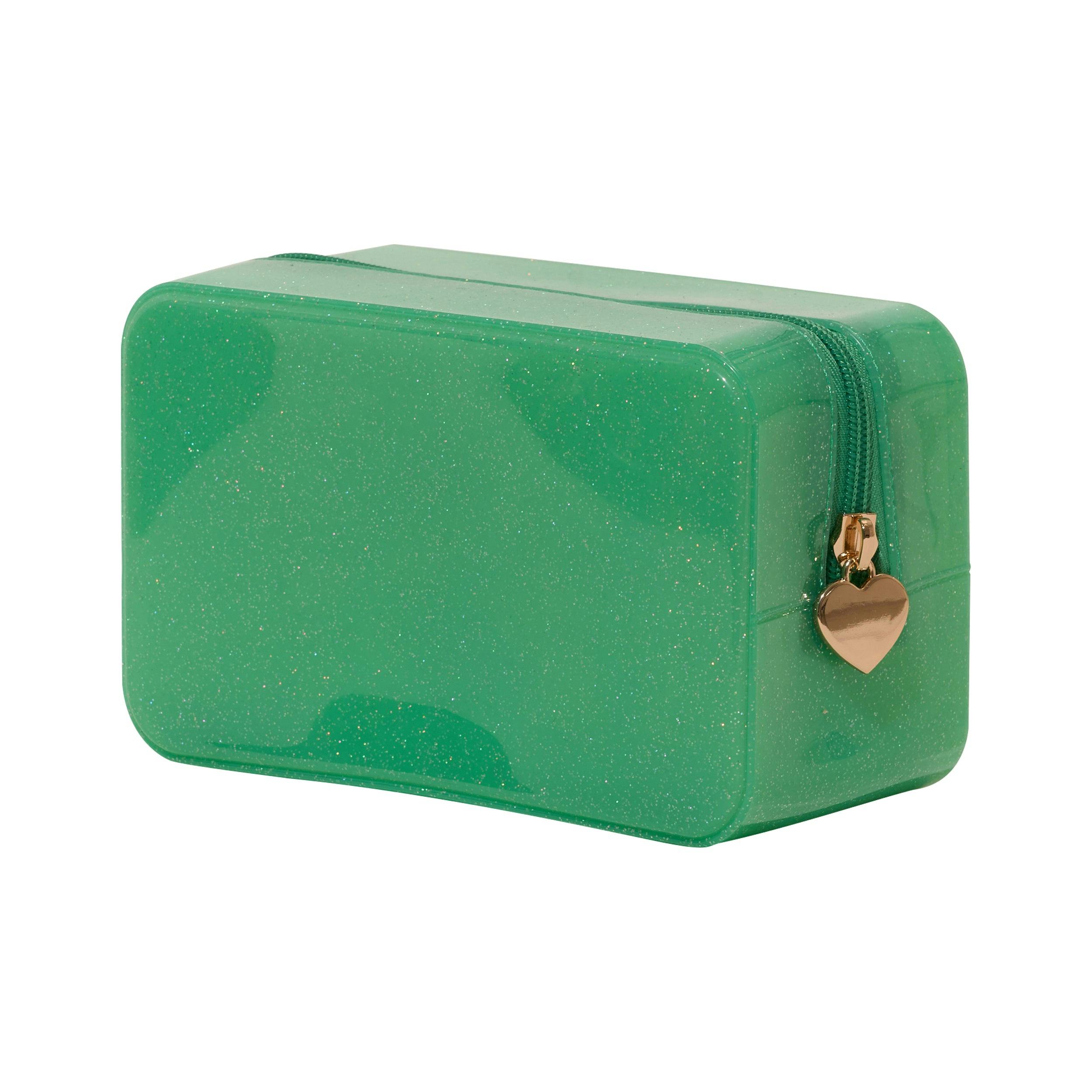 Malibu Jelly Glitter Pouch Collection - Green