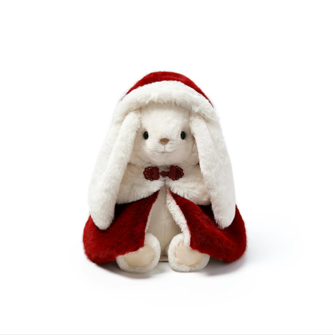 McHugs Cloaked Smiling Rabbit Weighted Plush 25cm
