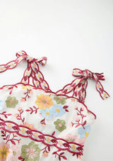 Penelope Cotton Embroidery Maxi Dress