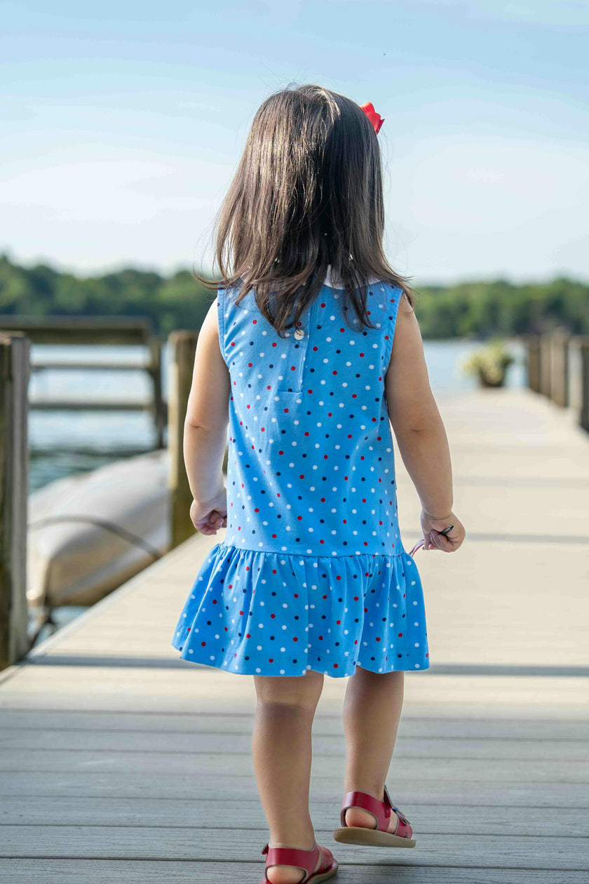 Printed Knit Dress With Flowers