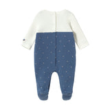 Blueberry Baby Overall Set with Polka Dots