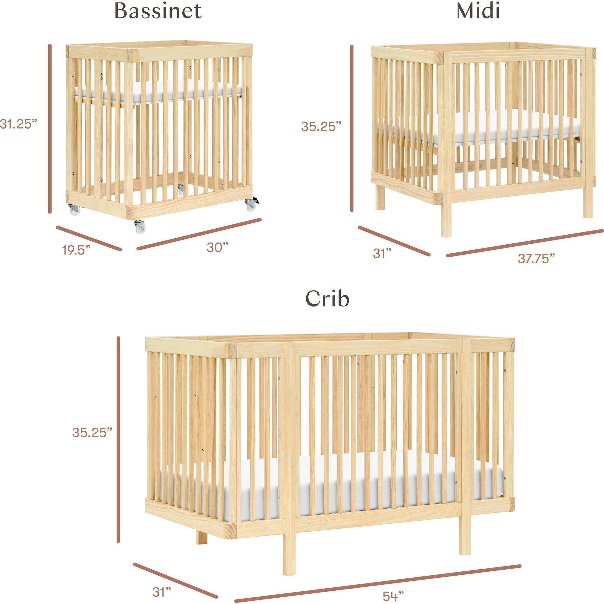 Pogo 8-In-1 Convertible Crib With All-Stages Conversion Kits