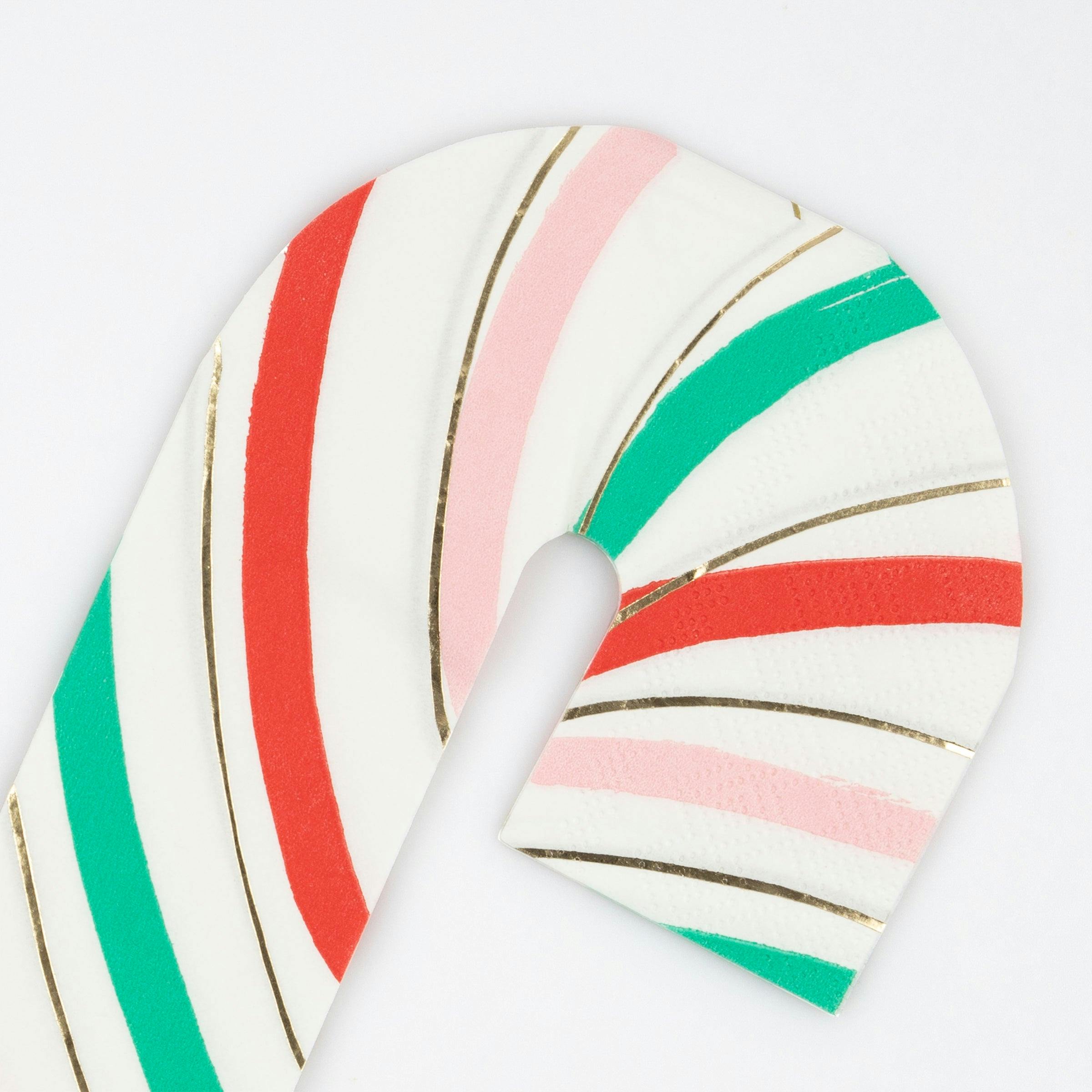 Candy Cane Napkin