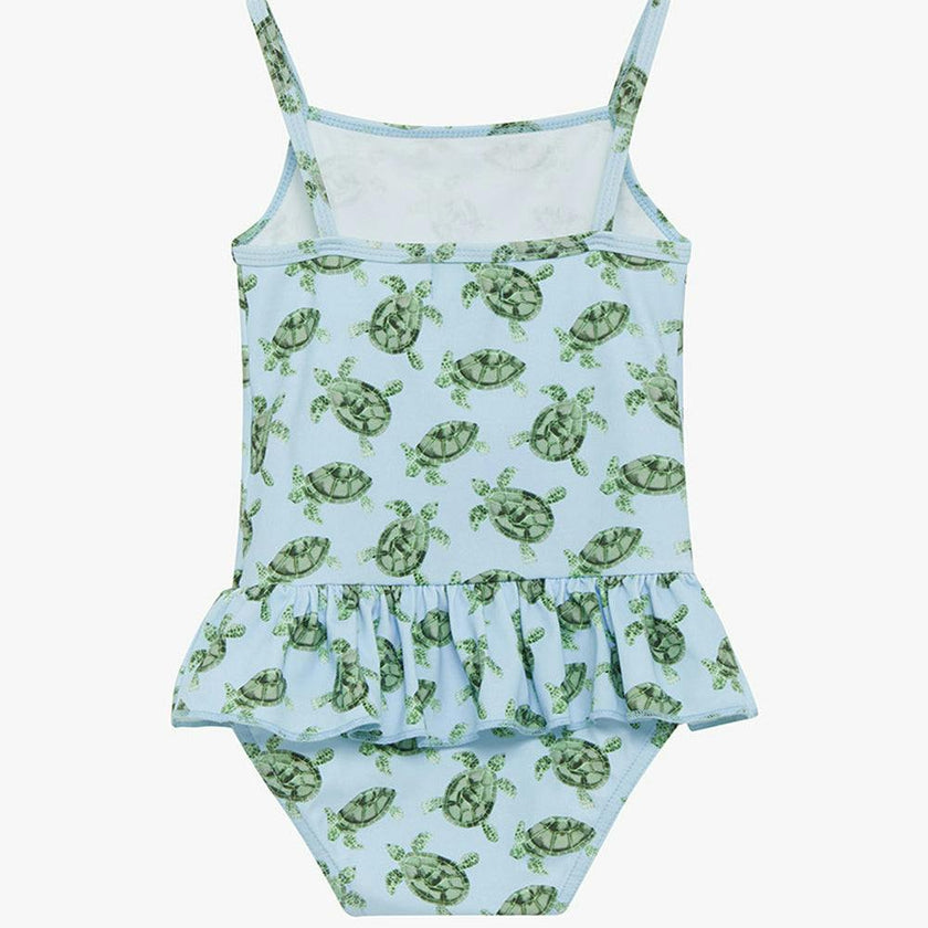 Peplum Swimsuit in Turtle