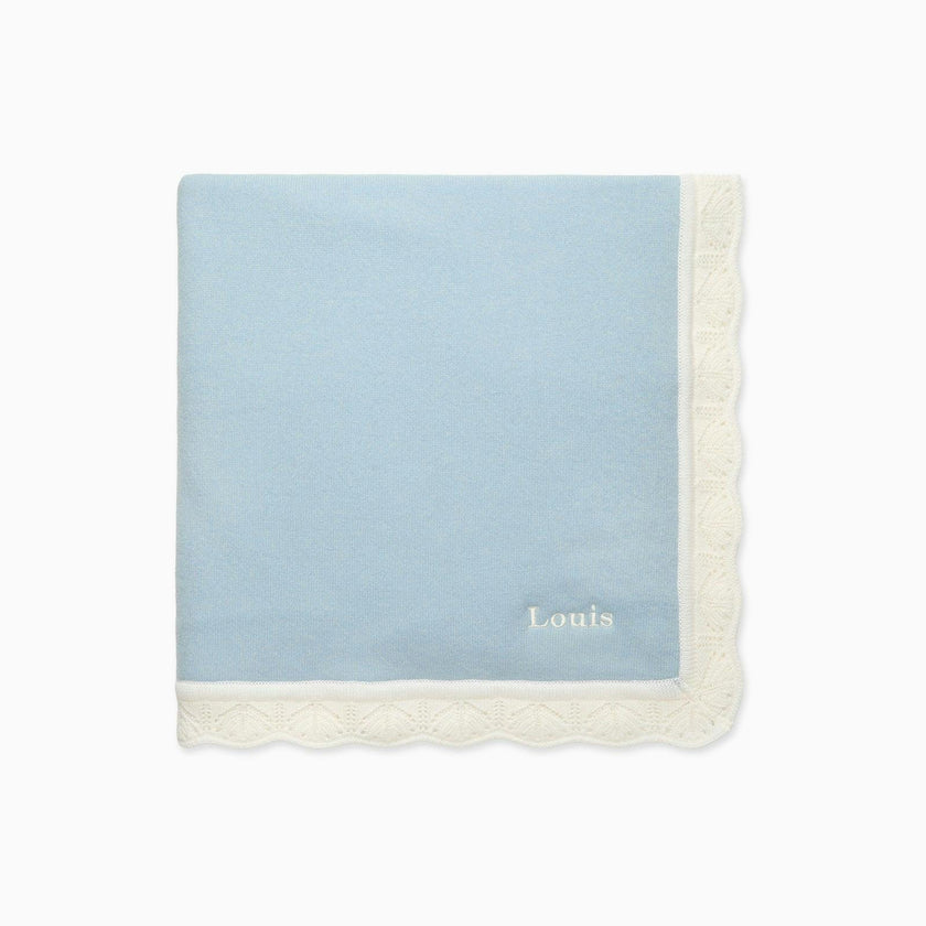 Cashmere Blanket in Blue