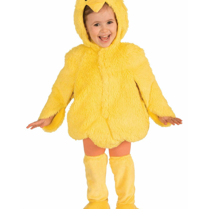 Yellow Plush Little Chick Costume for Toddlers