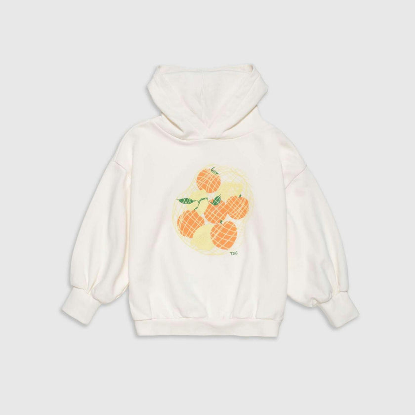 Organic Weekend Hoodie in White Mixed Fruit
