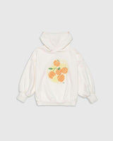 Organic Weekend Hoodie in White Mixed Fruit