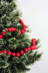 Red Ball Felt Garland