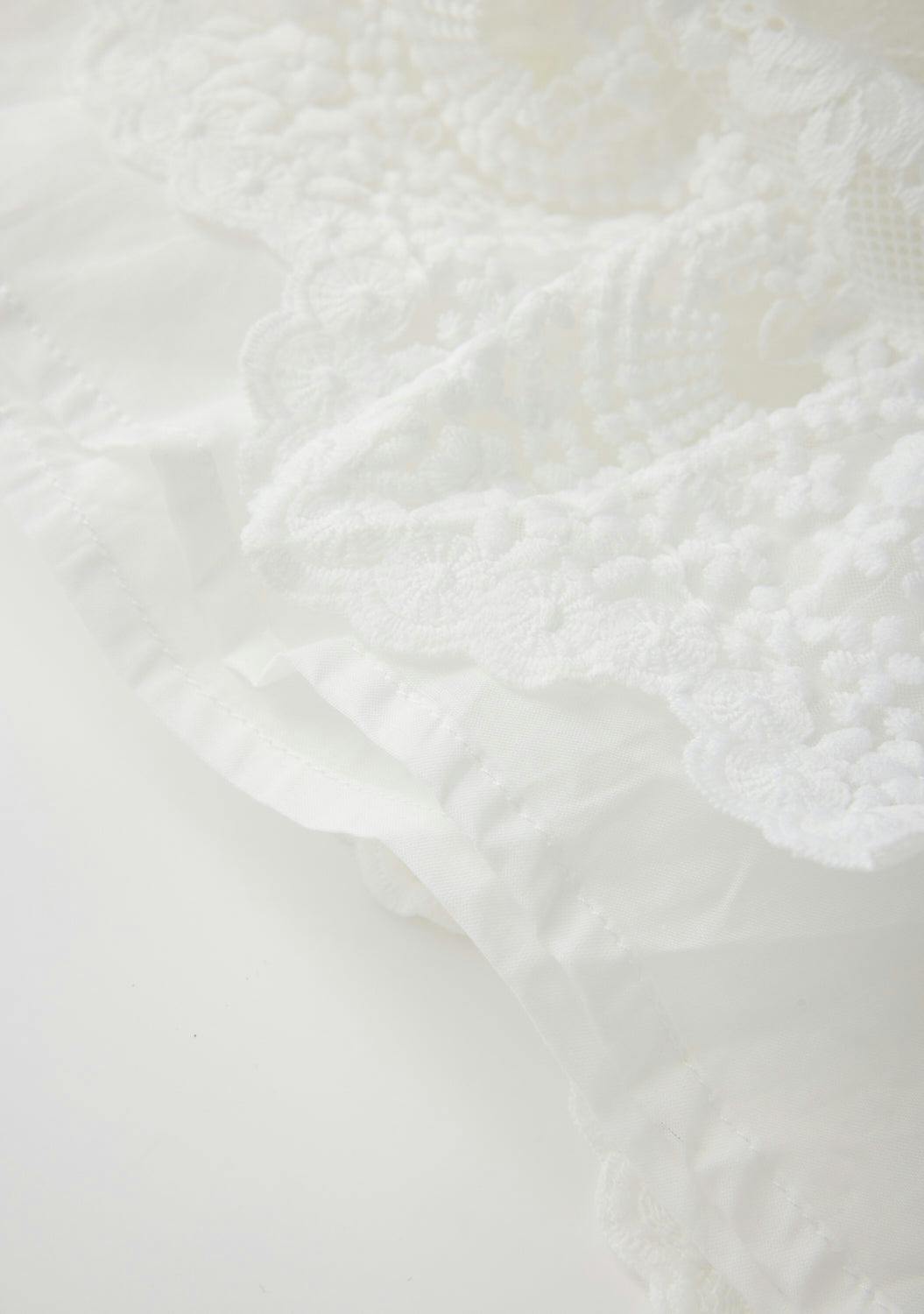Paloma Lace Frill Maxi Dress