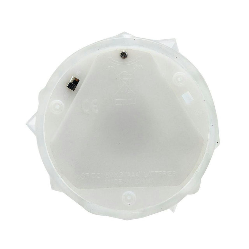 Kurt Adler 10.25-Inch Battery-Operated LED Clear Tree Table Piece with Motion