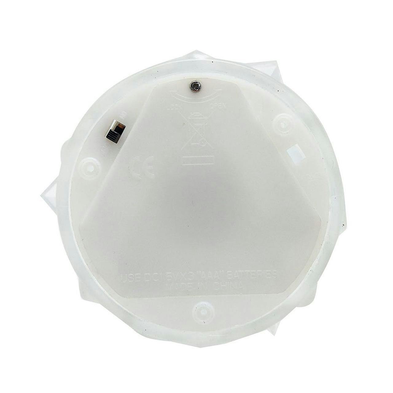 Kurt Adler 10.25-Inch Battery-Operated LED Clear Tree Table Piece with Motion