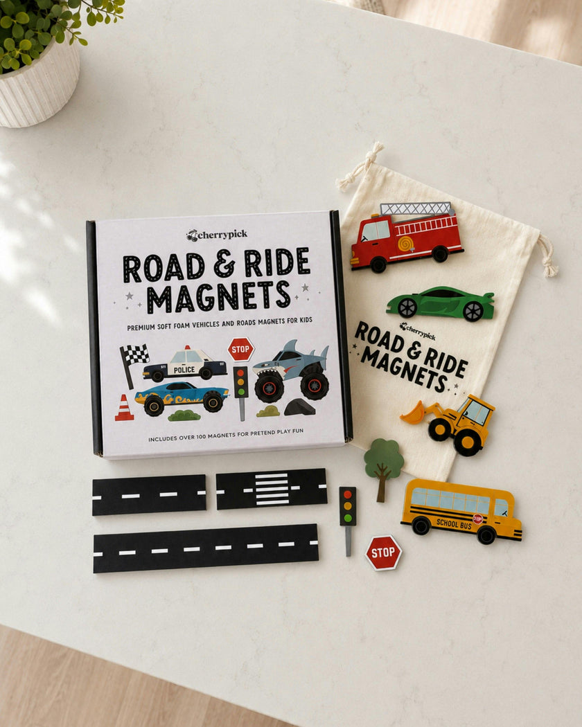 Road & Ride Car Magnets Set (100pc set)