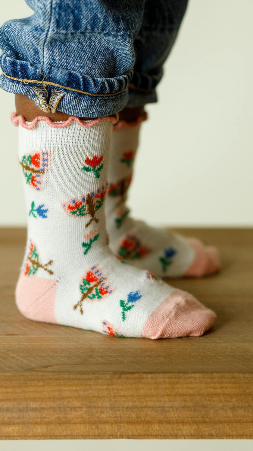 Mayflower Socks, Pink