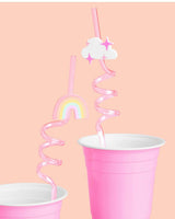 Rainbow Straws - 16 reusable straws